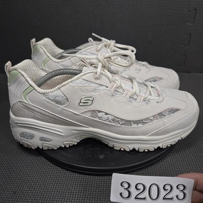 Skechers D'Lites Shoes Womens Size 13 White Pink Chunky Sneakers SN 150535 - Image 1 of 4