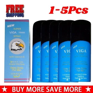 1-5 PIEZAS 150000VIGA Spray de Sobrevelocidad Reduce la Eyaculación Retardada Masculina-Duración 45ML. - Imagen 1 de 12