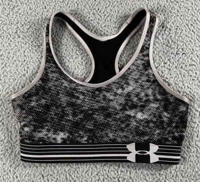 安德玛运动文胸女式中号压缩无衬里套衫运动 — 第 1/4 张图片