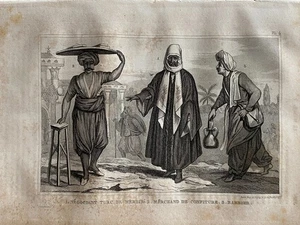 Engraving Turkey - Merchant Of Merdin - Jam Merchant - Barber - Picture 1 of 1