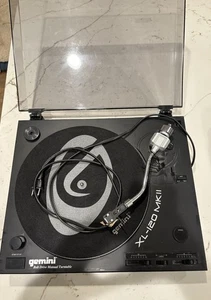 Giradischi Vintage Gemini XL-120 MKII DJ Trazione a Cinghia Manuale Funzionante Leggi Desc - Foto 1 di 4
