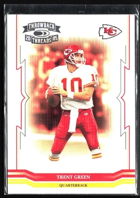 2005 Donruss Throwback Threads #74 Trent Green - Image 1 of 2