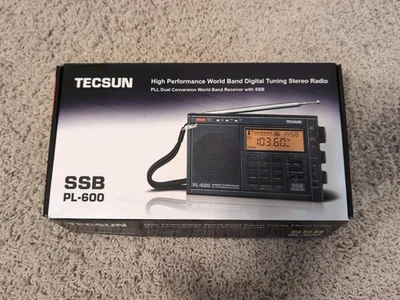 Tecsun PL600 AM FM SW SSB Synchronous Shortwave PL-600 Air band Radio World - Image 1 of 4