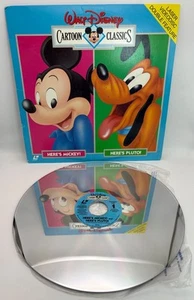 Walt Disney Cartoon Classics Laser Disc Heres Mickey Heres Pluto Double Feature - Picture 1 of 7