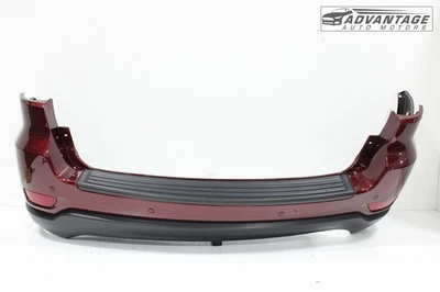 2017-21 JEEP GRAND CHEROKEE REAR BUMPER COVER & PARK SENSOR VELVET RED PEARL OEM - Image 1 of 4