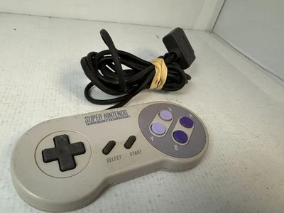 Controlador Original SNES Super Nintendo Auténtico OEM OFICIAL SNS-005 Probado Foto 1 de 3