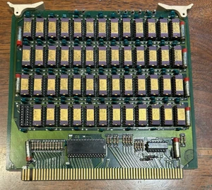 Vintage AWA Memory Board #58575 Intel Mostek Gold Ceramic IC - Picture 1 of 5