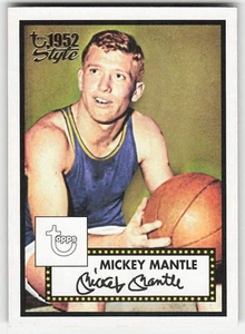 2005-06 Topps 1952 Style #7 Mickey Mantle BASKETBALL New York Yankees - Picture 1 of 2
