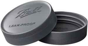 Ball(R) Wide Mouth Leak-Proof Storage Lids 6/Pkg-Grey 10813 - Picture 1 of 1