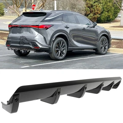 For Lexus RX 350 F Sport Rear Bumper Diffuser Lip Spoiler Splitter 6 Shark Fin - Image 1 of 4