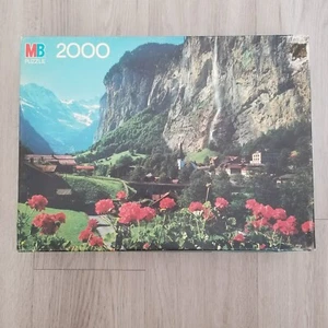 Vintage Jigsaw Puzzle 2000-pcs Germany Landscape Milton Bradley 1982 Made In USA - Picture 1 of 10