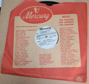 Jimmy Randolph & Hugo Peretti R&B 78 SUMMERTIME / SHANGRI-LA Mercury ACETATE - Picture 1 of 4