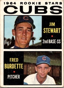 1964 Topps #408 Cubs 1964 estrellas novatas (Jim Stewart / Fred Burdette) *En muy buen estado* - Imagen 1 de 2