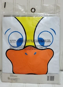 Dudley’s Easter Pals Inflatable Duck 48” Blue 1989 Durable 8 Gauge Vinyl New NOS - Picture 1 of 11