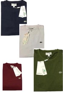 LACOSTE SHORT SLEEVE EXCLUCIVE CLASSIC REGULAR FIT CREW NECK T-SHIRT - Picture 1 of 6