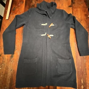 Vineyard vines cardigan women’s toggle close, cotton Cashmere Sz Small Blue - Picture 1 of 14