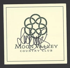 Laura Davies GOLF LPGA autographed Moon Valley Country Club Score card with COA - Picture 1 of 3