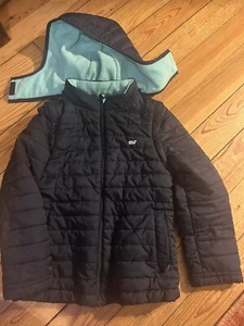 Vineyard Vines Navy Blue Size 5/6 Kids Coat 2-in-1 Boys Girls Winter Jacket - Picture 1 of 4
