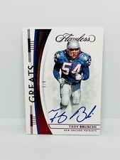 2022 Panini Flawless TEDY BRUSCHI Greats Ruby Auto /8 New England Patriots #TB