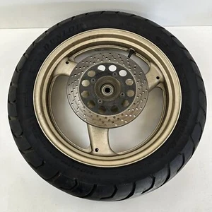Suzuki GSX750F Katana 1992 Rear wheel rim tyre disc 17x3.5 64111-34C00-35B - Picture 1 of 9