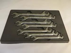 SNAP ON OFFSET OPEN END WRENCH 7 PIECE SET METRIC 10mm-17mm # SVSM10-SVSM17 - Picture 1 of 7