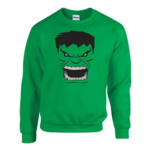 Cartoon Movie Character Superhero Marvel Green Gifts Unisex Sweatshirts Top - Picture 1 of 6