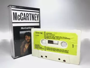 Paul McCartney McCARTNEY Cassette TC-PCS7102 **UK 1ST ISSUE 1970** GREEN LABELS - Picture 1 of 9
