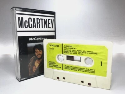 Paul McCartney McCARTNEY Cassette TC-PCS7102 **UK 1ST ISSUE 1970** GREEN LABELS - Image 1 of 4