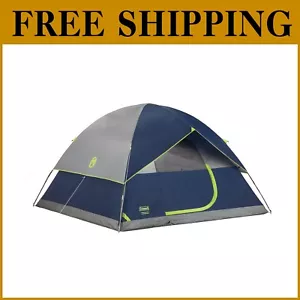 Quick Setup 6-Person Tent with Rainfly and Gear Pockets for Outdoor Adventures - Picture 1 of 4
