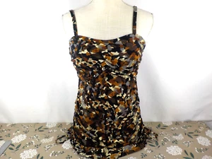Suddenly Slim By Catalina Swim Top Size 16 W - Picture 1 of 11