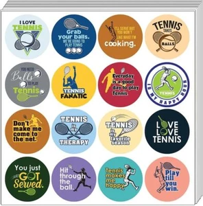 Tennis lovers stickers (20 Sets X 16 Designs) - Picture 1 of 8
