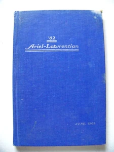 RARE 1902 LAWRENCE UNIVERSITY YEAR-BOOK ARIEL LAWRENTIAN Illustrated - Picture 1 of 9