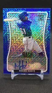 2020 Blatt Metallzug Maximo Acosta blau Mojo Auto/10 #BA-MA2 - Bild 1 von 2