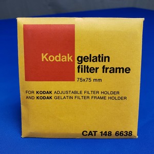 Kodak Wratten Gel / Gelatin Filter frame  3x3" 75x75mm Cat# 148 6638 NEW NOS