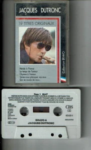 Jacques Dutronc K7 Kassette Audio 19 Titel Originals Col Bravo -merde IN France - Picture 1 of 2