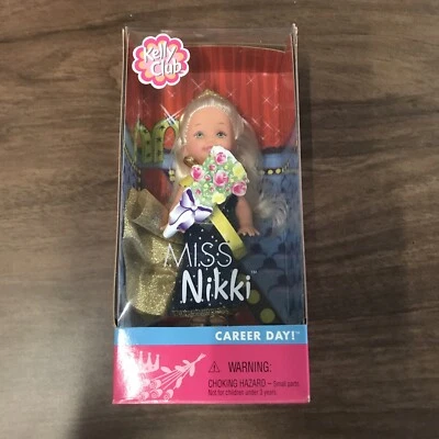 LFoK 职业日 MISS NIKKI 娃娃 52840 芭比 KELLY Club 2001 美泰 未拆封 — 第 1/4 张图片
