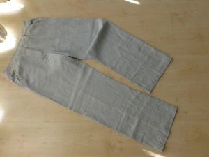 Hess Natur leinen Marlene Hose, gr. 40,Helles Blau/Grau - Bild 1 von 8