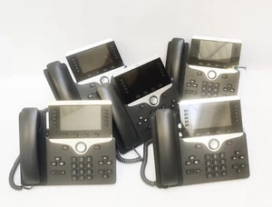 Job lot x5 Cisco CP-8841 Telephones PoEVoIP IP Phone Business Office 8841 Phones - Photo 1/6