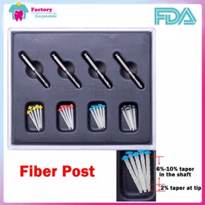 Dental Endodontic Fiber Post Root Canal Pin Screw Quartz Glass Endo Posts - Picture 1 of 12