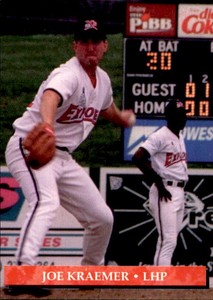 1994 Sioux City Explorers Collect-A-Sport #13 Joe Kraemer Vancouver Washington 