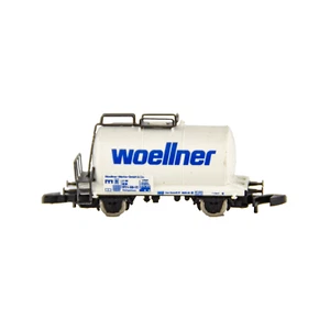 Rare Vintage Märklin Mini-Club 87714 German Z Scale ShortWhite Woellner Tank Car - Bild 1 von 9