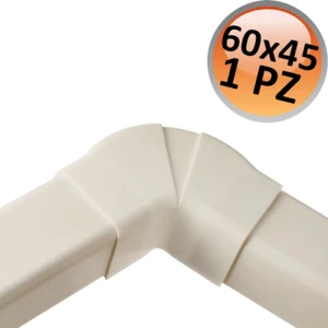 Curva piana regolabile per canalina 60x45mm - 1 PZ - Imagen 1 de 1