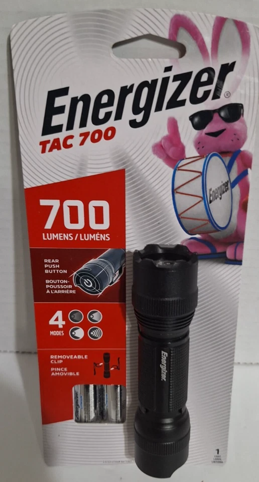 Energizer Tac700 Ultra Bright 700 Lumens Tactical LED Flashlight