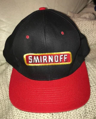 DE COLECCIÓN SMIRNOFF VODKA SNAPBACK GORRA KC “MEZCLALO Y RELÁJATE” NUEVO Foto 1 de 4
