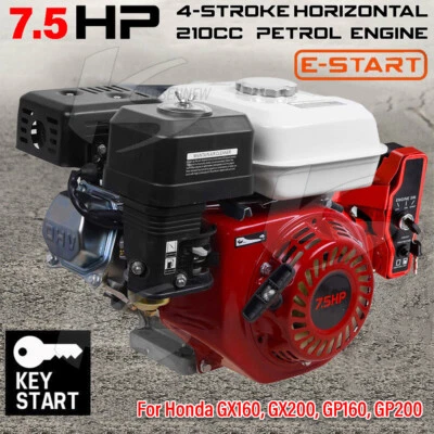 4-Stroke 7.5HP 210CC Petrol Gas Gasoline Engine Replacement Honda GX160 GX200 UK - Image 1 of 4