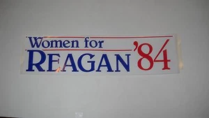  Autoaufkleber Frauen für Reagan '84 - Bild 1 von 1