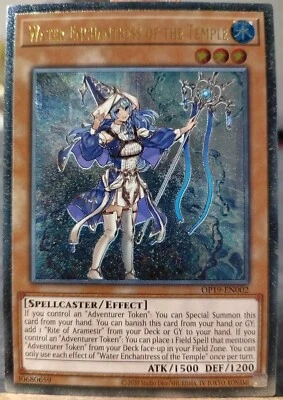 WATER ENCHANTRESS OF THE TEMPLE - OP19-EN002 Ultimate Rare / Near Mint  - Bild 1 von 2