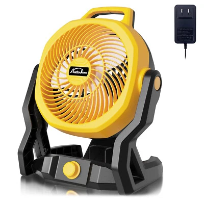 Ventilador inalámbrico para sitio de trabajo para ventilador portátil de camping con batería Dewalt 20V Foto 1 de 4