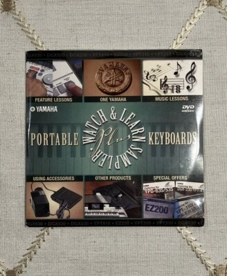 Yamaha Portable Keyboards DVD Watch & Learn Sampler Plus New (Old Stock) 2008 - Image 1 of 2