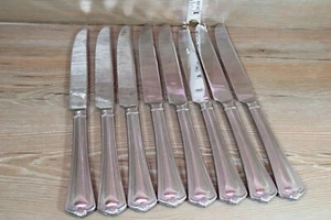 Reed & Barton HADLEY Glossy 18/10 Select Stainless Flatware Dinner Knives - Picture 1 of 6